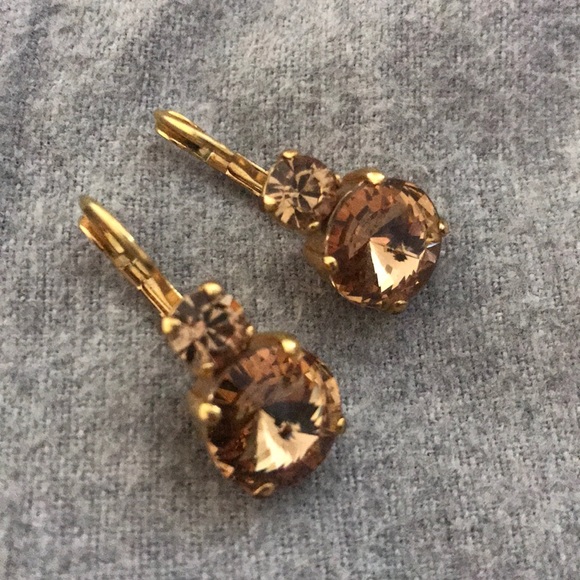 elegant citrine earrings - Picture 3 of 3